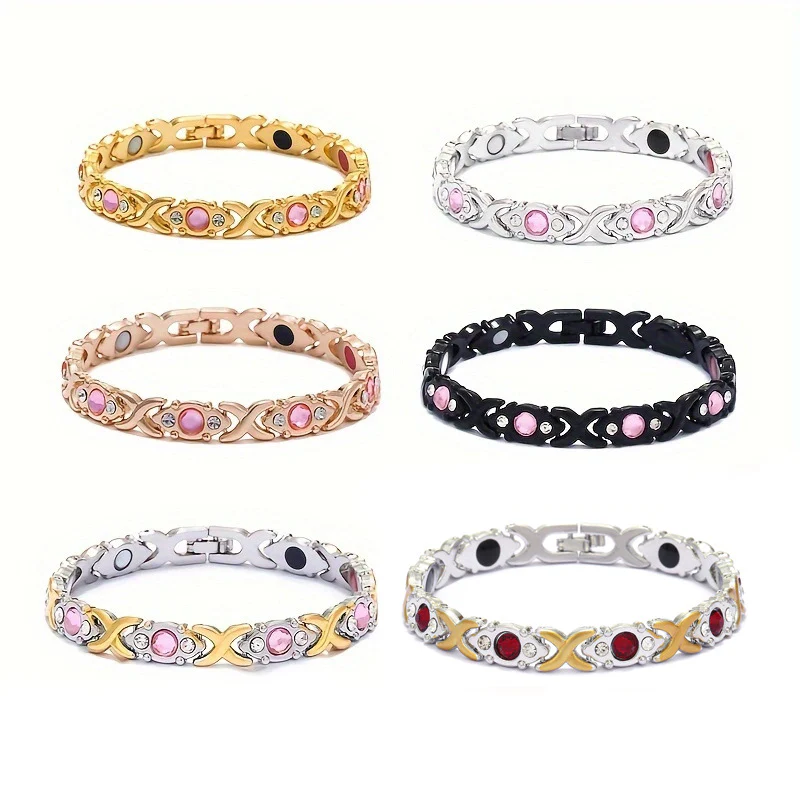 đąđą70 % DE RĂDUCTION !!! đżđ Bracelet Femme Ă Cristaux â Ajustable & ĂlĂ©gant pour Toutes les Occasions - Image 2