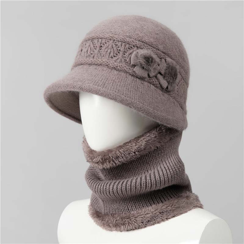 📢📢50 % DE RÉDUCTION !! ⏰Ensemble chapeau et écharpe d'hiver pour femme - Image 10