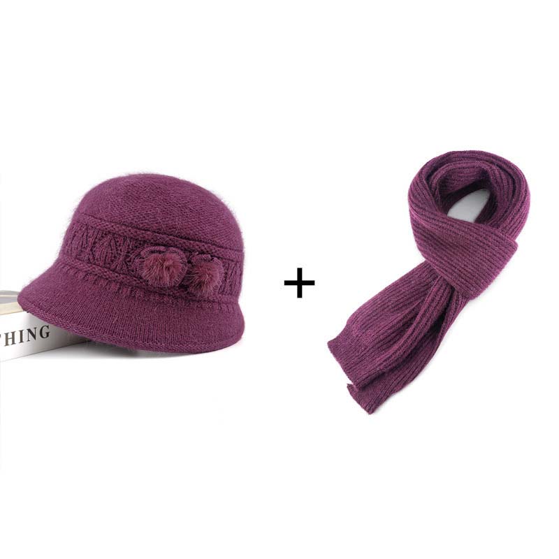 📢📢50 % DE RÉDUCTION !! ⏰Ensemble chapeau et écharpe d'hiver pour femme - Image 19