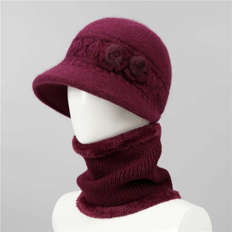 📢📢50 % DE RÉDUCTION !! ⏰Ensemble chapeau et écharpe d'hiver pour femme - Image 21