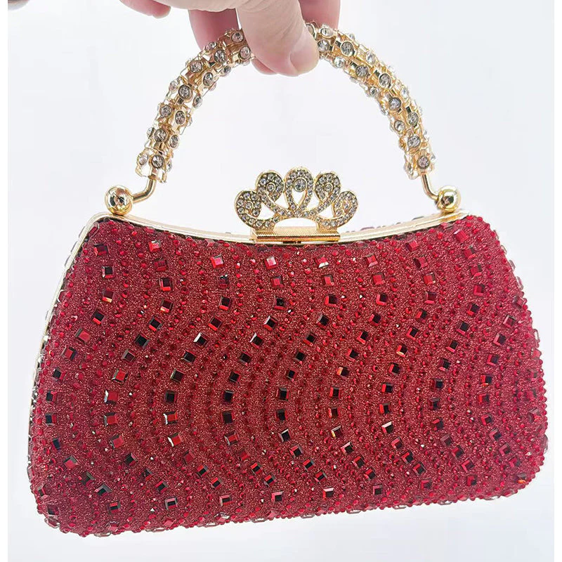Women's Rhinestone Clutch Purses - Image 11