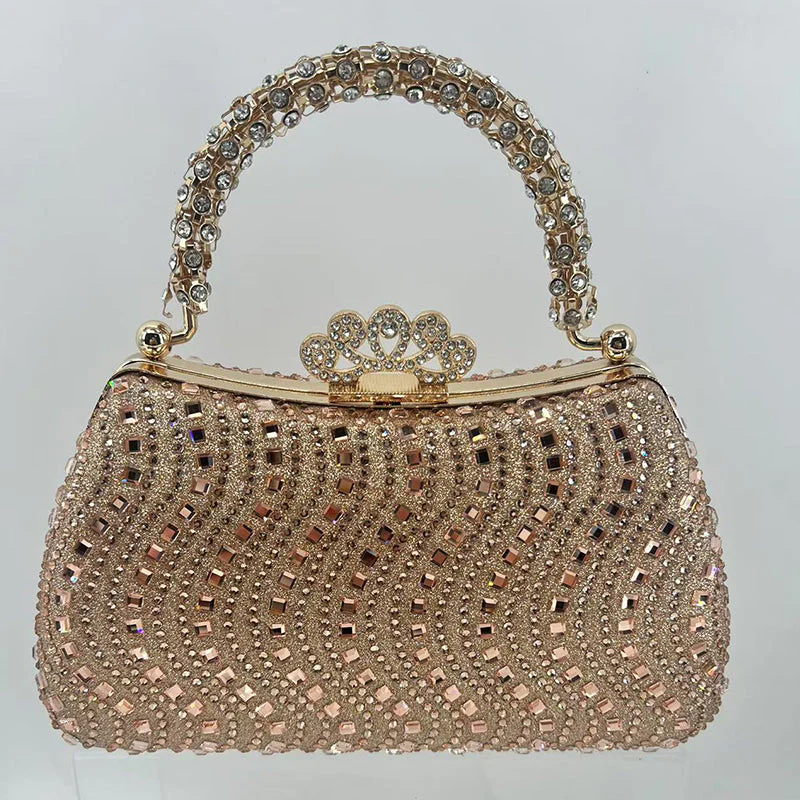 Women's Rhinestone Clutch Purses - Image 7