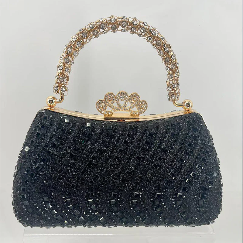 Women's Rhinestone Clutch Purses - Image 9