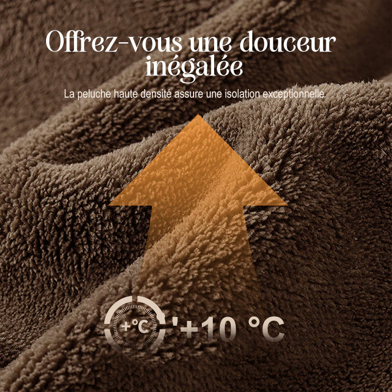 📢📢60% DE RÉDUCTION !!! ✨Manteau Décontracté à Capuche Zippé en Peluche pour Femme - Image 12