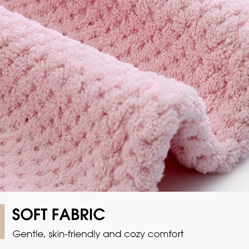 📢📢50 % DE RÉDUCTION ! ✨Peignoir femme confortable à capuche et texture quadrillée - Image 4