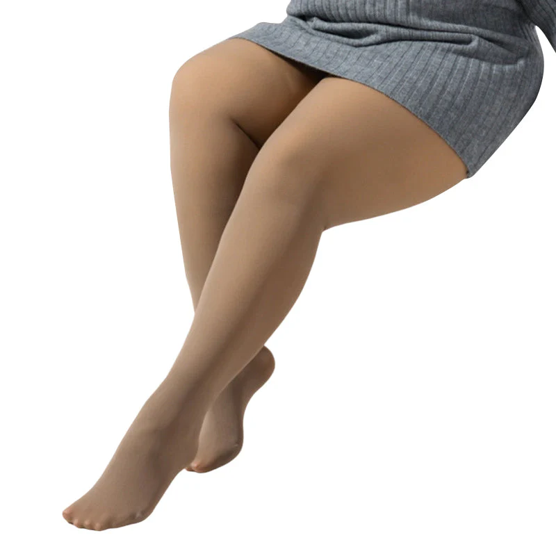 Collants chauds et extensibles pour femmes, doublés thermiquement - Image 13