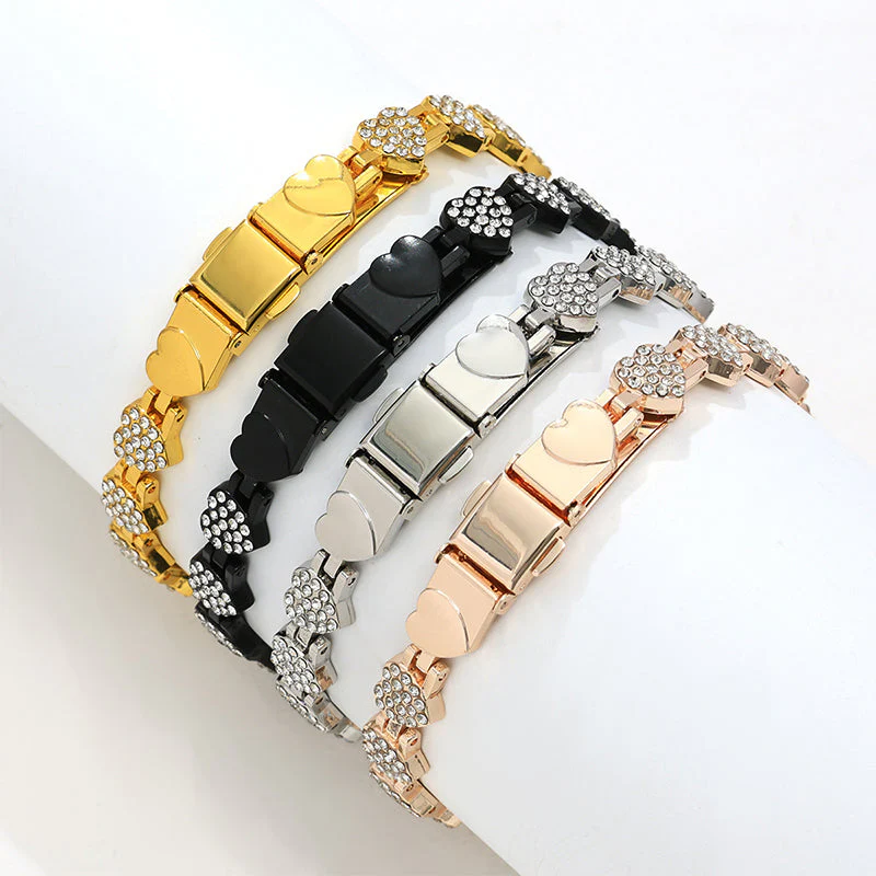 ✨ 60% de réduction ! 💎 Bracelets en cuivre magnétiques en forme de cœur éblouissants pour femmes - Image 10