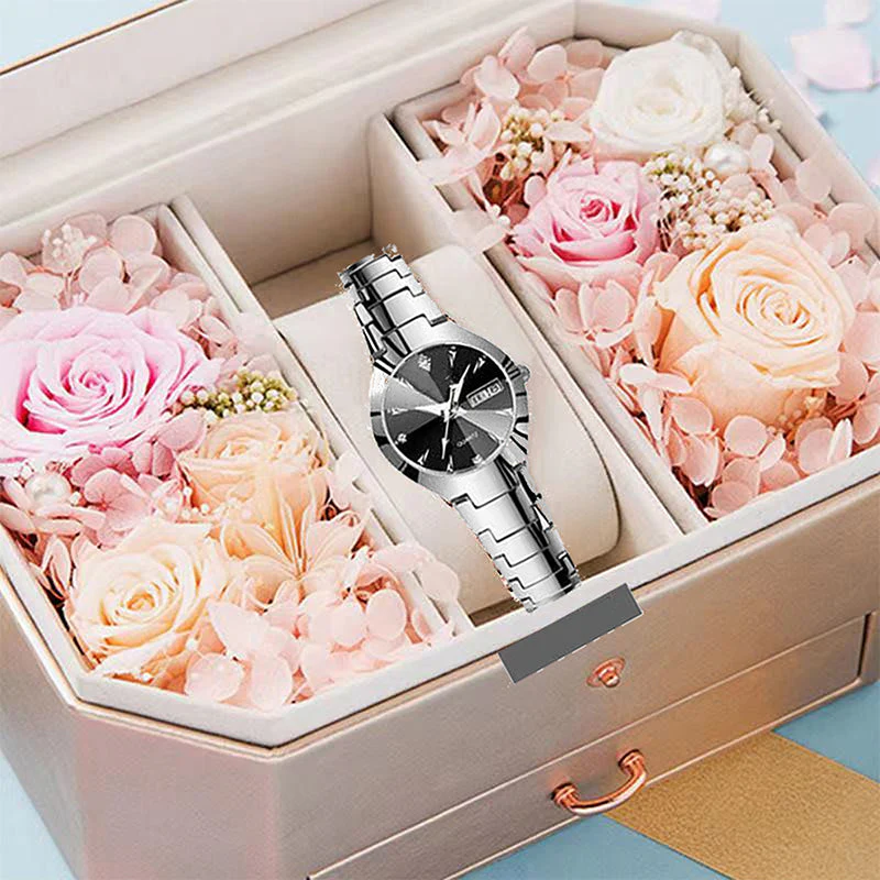 ⏰ Ce soir à minuit expire - Offre à 29.99€ !⌚Montre élégante et étanche pour femme - Le plus beau cadeau🎁 - Image 12
