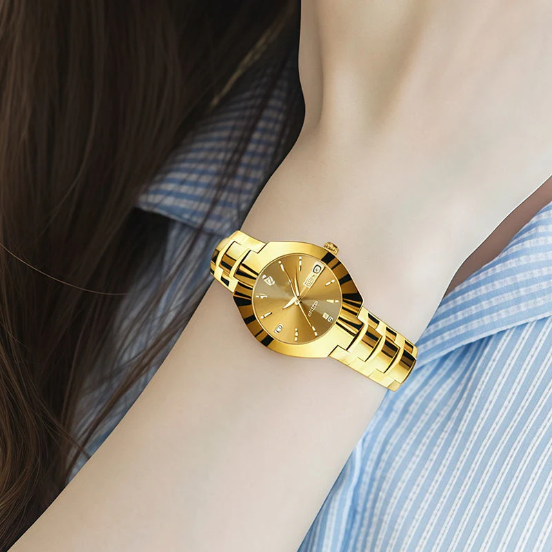⏰ Ce soir à minuit expire - Offre à 29.99€ !⌚Montre élégante et étanche pour femme - Le plus beau cadeau🎁 - Image 2