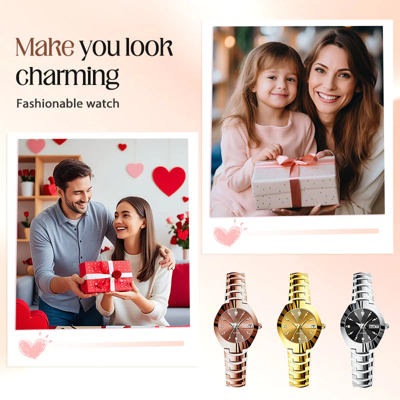 ⏰ Ce soir à minuit expire - Offre à 29.99€ !⌚Montre élégante et étanche pour femme - Le plus beau cadeau🎁 - Image 7