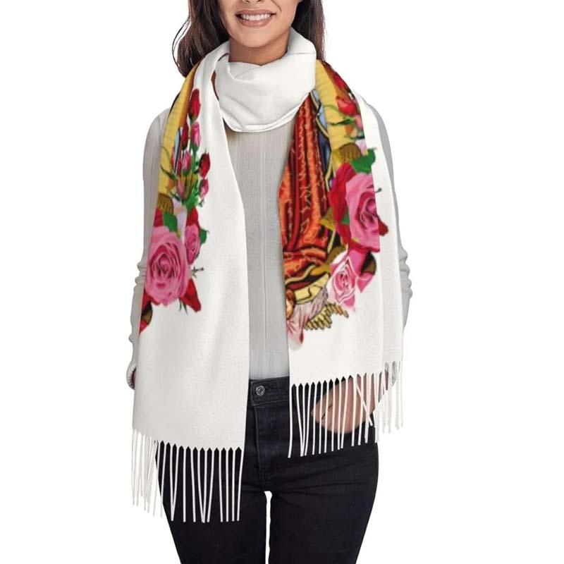 đąđą40% DE RĂDUCTION !!! âšĂlĂ©gant foulard Ă franges souples pour femme - Image 3