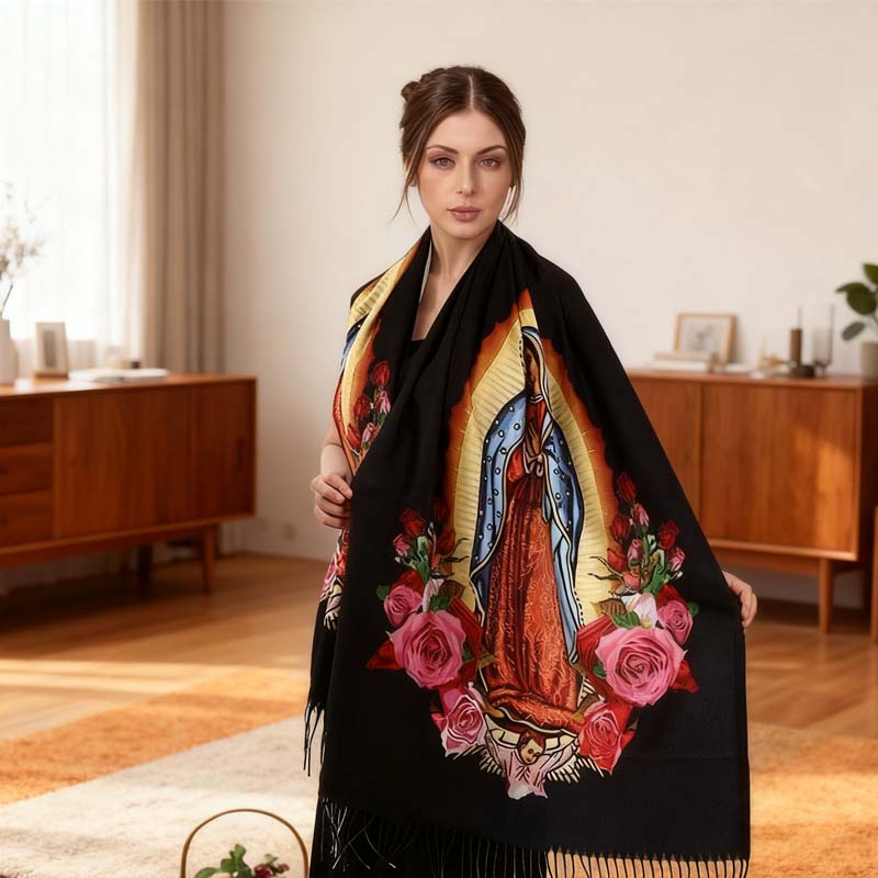đąđą40% DE RĂDUCTION !!! âšĂlĂ©gant foulard Ă franges souples pour femme - Image 7
