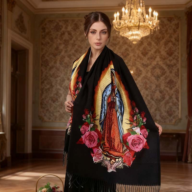 đąđą40% DE RĂDUCTION !!! âšĂlĂ©gant foulard Ă franges souples pour femme - Image 8