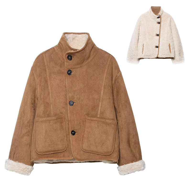 đąđą60 % OFF !! â°Womenâs Fashion Reversible Winter Jacket - Image 2