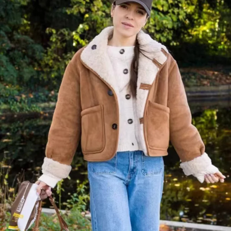 đąđą60 % OFF !! â°Womenâs Fashion Reversible Winter Jacket - Image 3