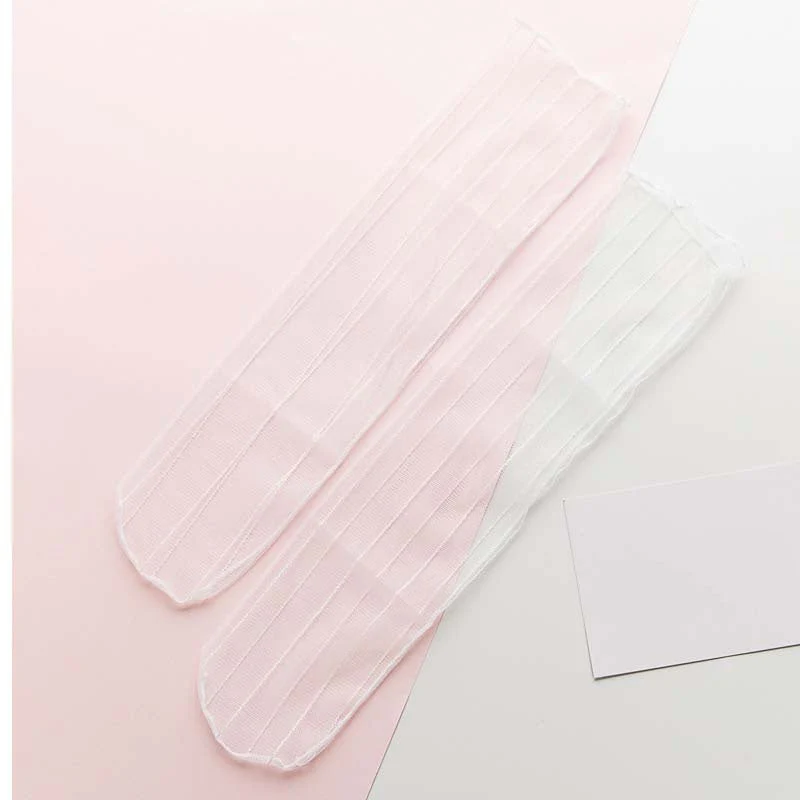 📢📢60% DE RÉDUCTION !!!✨Chaussettes ultra-fines en maille transparente pour femmes - Image 14