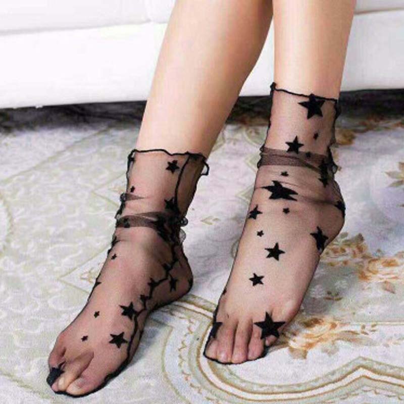 📢📢60% DE RÉDUCTION !!!✨Chaussettes ultra-fines en maille transparente pour femmes - Image 7