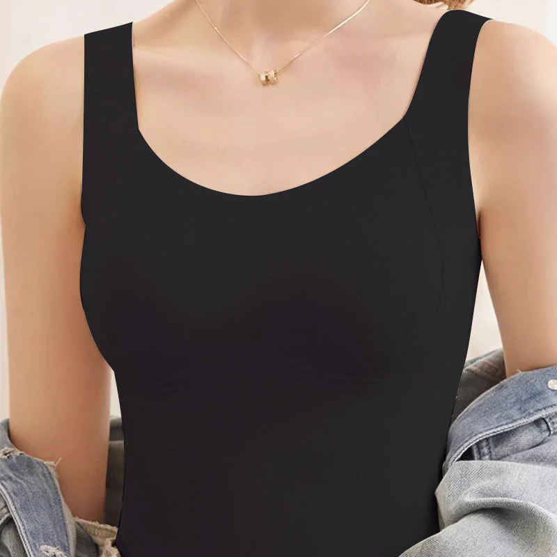 🎊Christmas Pre-sale🎊[Women's Gift] Débardeurs thermiques pour femmes avec soutien-gorge intégré - Image 9