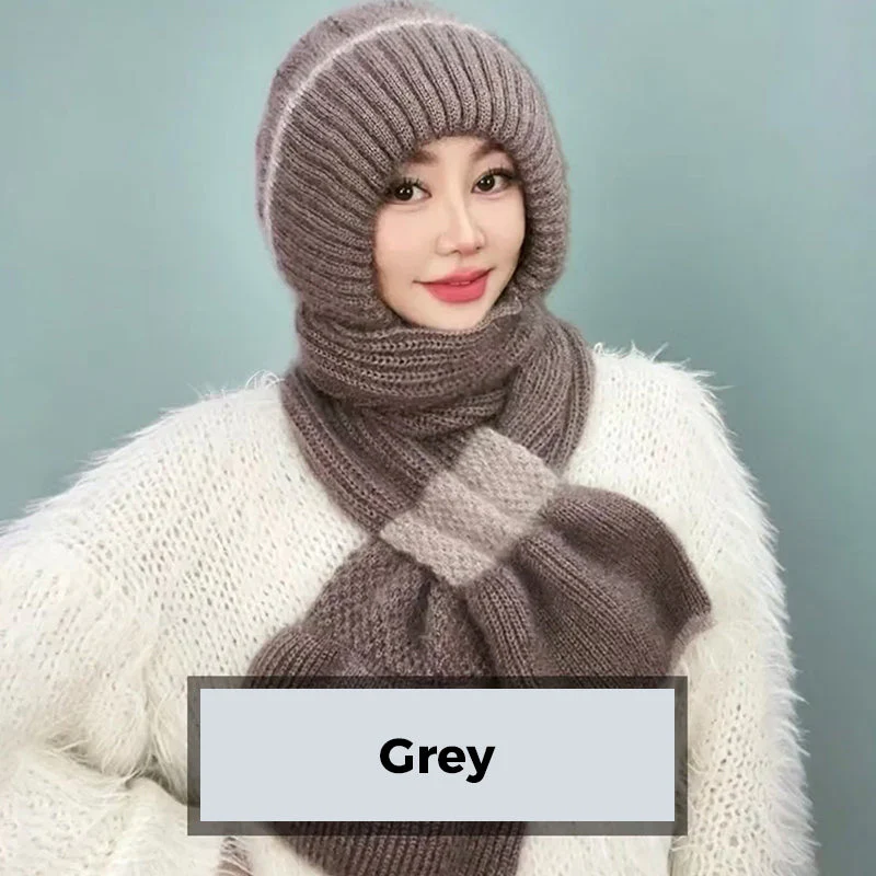 ❄️👩 Cache-Col Intégré Coupe-Vent pour Femme – Confort Tricot Chaud, Oreilles Protégées & Coloris Variés (Idéal pour Toutes les Activités Hivernales) ! - Image 11