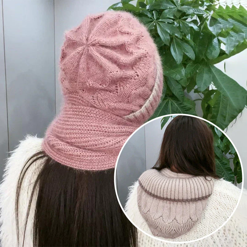 ❄️👩 Cache-Col Intégré Coupe-Vent pour Femme – Confort Tricot Chaud, Oreilles Protégées & Coloris Variés (Idéal pour Toutes les Activités Hivernales) ! - Image 3