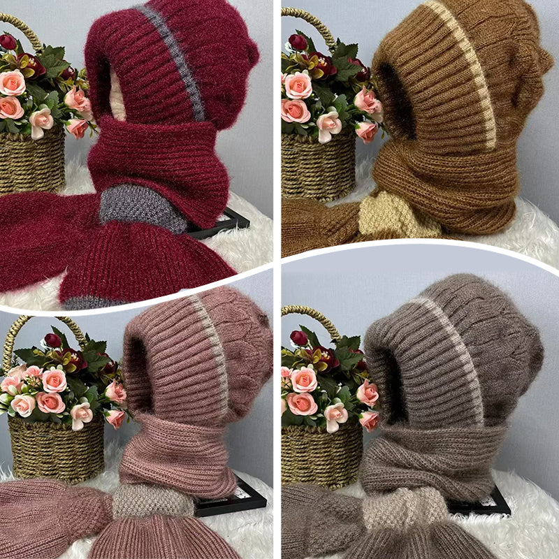 ❄️👩 Cache-Col Intégré Coupe-Vent pour Femme – Confort Tricot Chaud, Oreilles Protégées & Coloris Variés (Idéal pour Toutes les Activités Hivernales) ! - Image 8