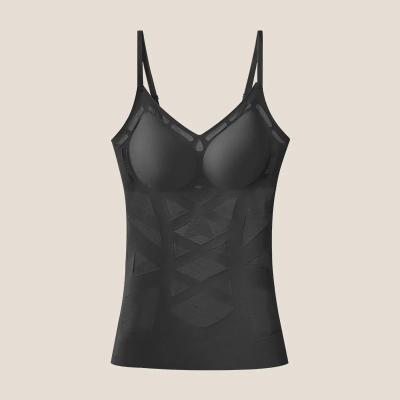 📢📢50 % de réduction !! ⏰Camisole gainante sans couture avec soutien-gorge intégré pour femme - Image 10