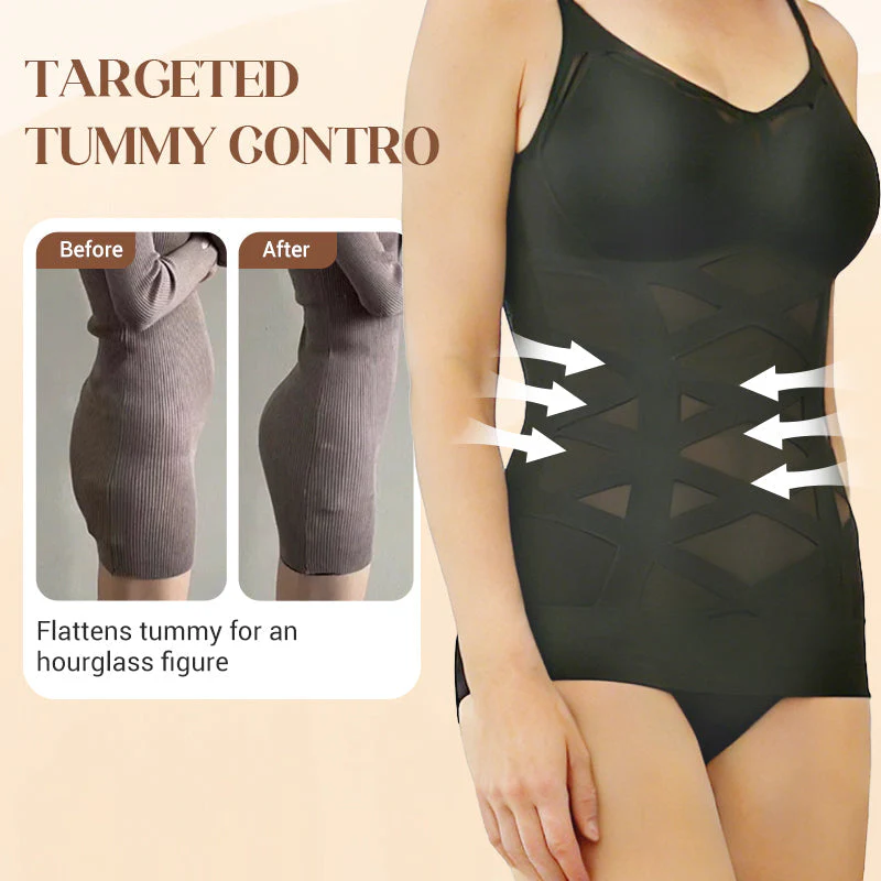 📢📢50 % de réduction !! ⏰Camisole gainante sans couture avec soutien-gorge intégré pour femme - Image 3