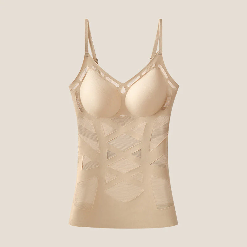 📢📢50 % de réduction !! ⏰Camisole gainante sans couture avec soutien-gorge intégré pour femme - Image 9