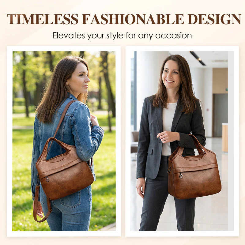 📢📢50 % de réduction !! ⏰ Sac à Bandoulière Femme en Simili-Cuir Souple – Léger, Multi-Compartiments & Tendance pour Tous les Jours ✨ - Image 2