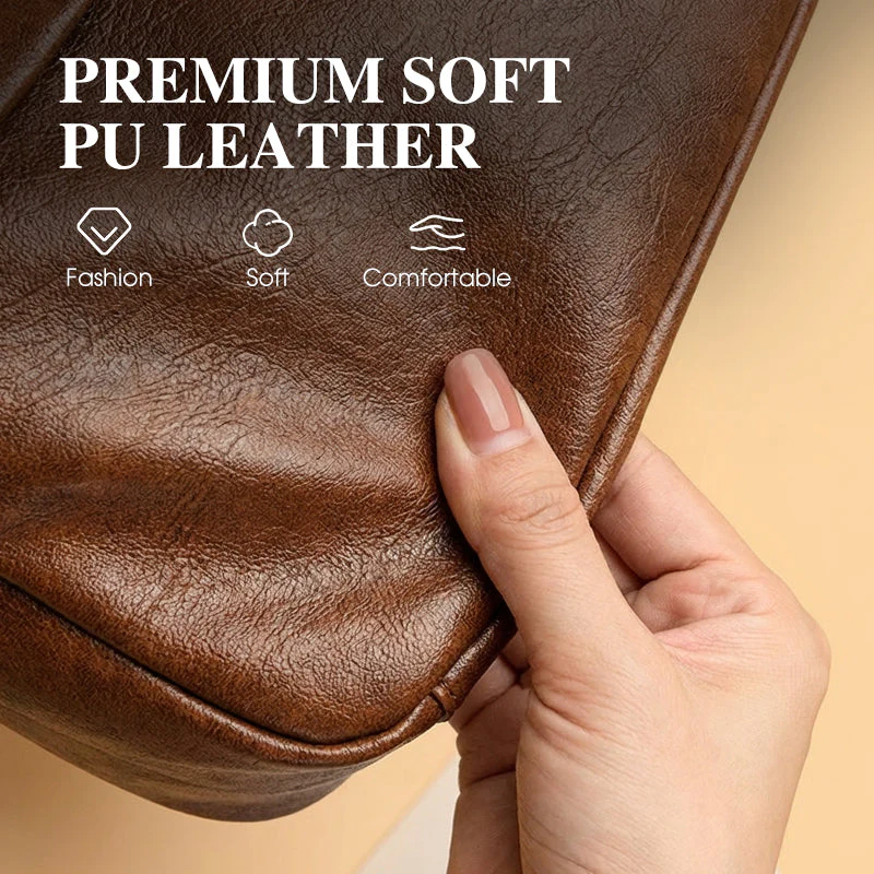 📢📢50 % de réduction !! ⏰ Sac à Bandoulière Femme en Simili-Cuir Souple – Léger, Multi-Compartiments & Tendance pour Tous les Jours ✨ - Image 5