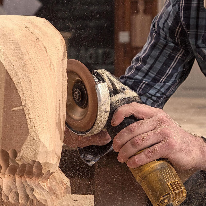 📢📢Soldes : Liquidation totale⚒️ Disque à Bois pour Meuleuse d'Angle - Conçu pour la Sculpture et le Ponçage du Bois - Sécuritaire et Efficace, Idéal pour le Travail du Bois - Image 3