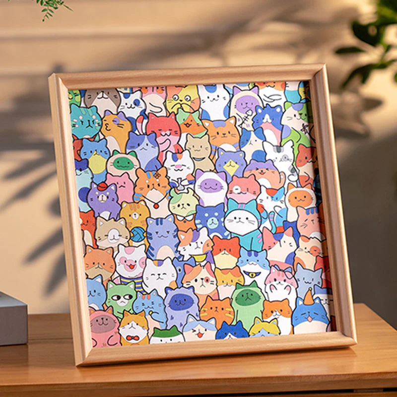đąđą60 % DE RĂDUCTION !!! đ±Puzzle de Chats Adorables Ă Colorier : La Machine Ă Remonter le Temps de l'Enfance - Image 2