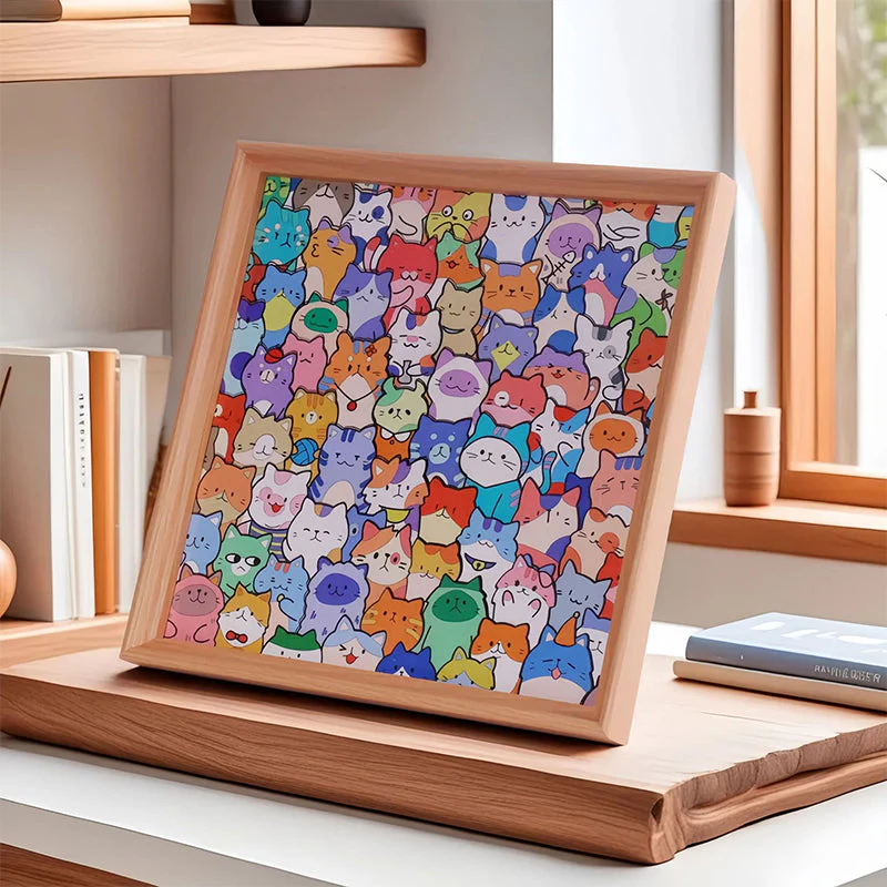 đąđą60 % DE RĂDUCTION !!! đ±Puzzle de Chats Adorables Ă Colorier : La Machine Ă Remonter le Temps de l'Enfance - Image 3