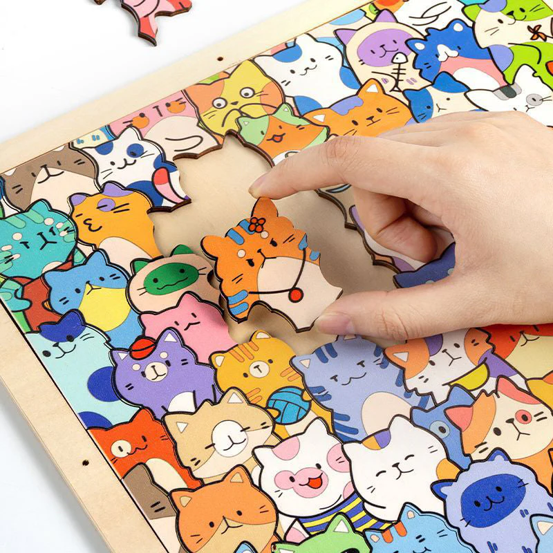 đąđą60 % DE RĂDUCTION !!! đ±Puzzle de Chats Adorables Ă Colorier : La Machine Ă Remonter le Temps de l'Enfance - Image 9