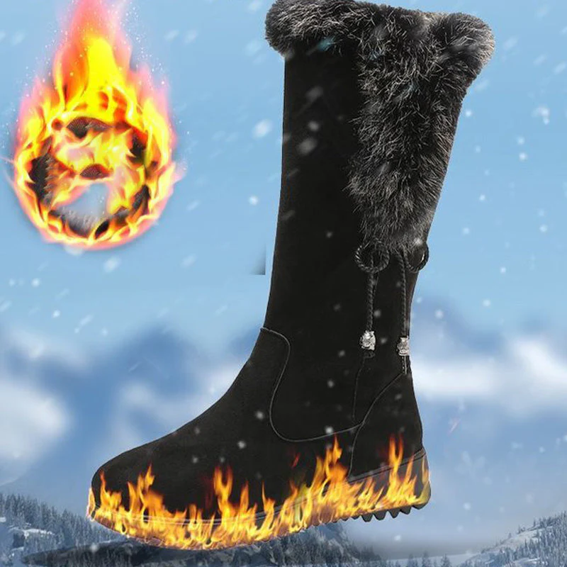 📢📢70 % de réduction !! ⏰ Bottes pour femmes chaudes, antidérapantes et résistantes❄️ - Image 5
