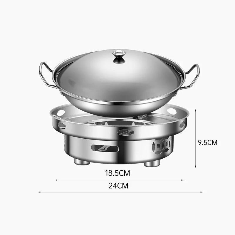 📢📢50 % de réduction !!! ✨ Cuisinez partout ! Réchaud à alcool coupe-vent + casserole – Léger, rapide, pratique - Image 10