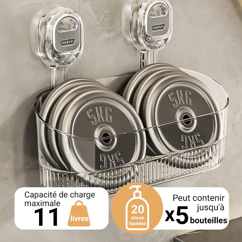 🔥Nouvelle mise à niveau 🍃Support de rangement à ventouse avec trou de drainage📢📢5 dernières heures : Grande vente⏰⏰ - Image 8