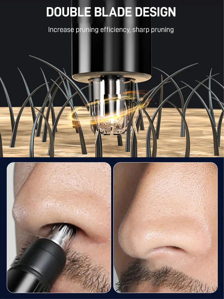 🏆 Réduction limitée de 50% sur les jours d'été 🎁 Tondeuse à poils de nez électrique - Image 4