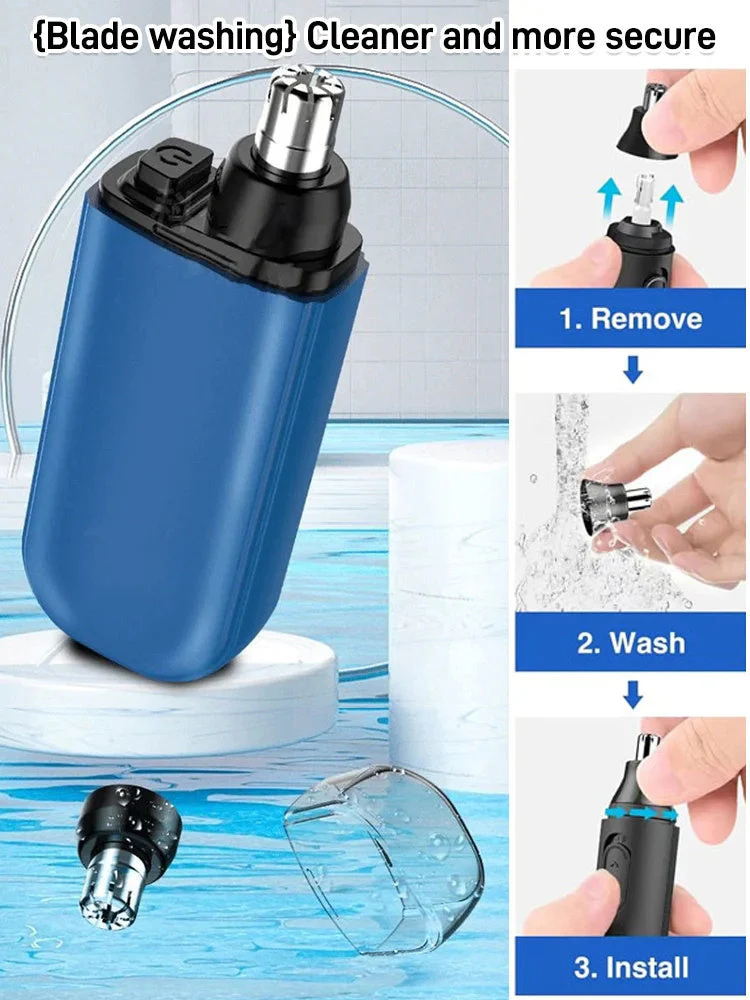 🏆 Réduction limitée de 50% sur les jours d'été 🎁 Tondeuse à poils de nez électrique - Image 5