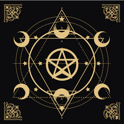 📢📢60 % DE RÉDUCTION !! ⏰ Cartes de Tarot « Witchy Cauldron » en Rose Gold avec Livre Guide - Image 13