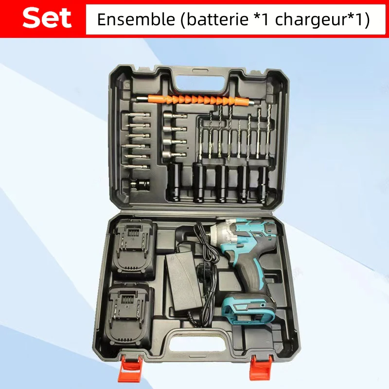 ✨Durée limitée 66% de réduction✨🔧Clé à chocs à couple élevé avec batterie au lithium✈️ livraison gratuite - Image 13