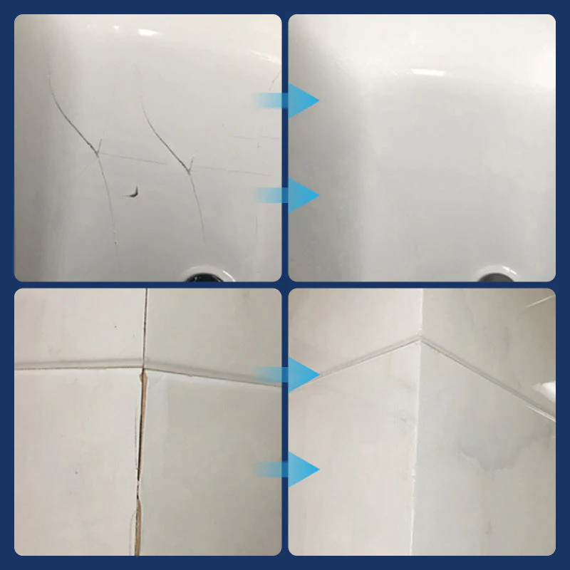 💧Adhésif de réparation multifonctionnel, imperméable et anticorrosion🔥 (convient aux carreaux de sol en céramique, aux murs et aux plans de travail de cuisine) permet de gagner du temps et de réduire les coûts. - Image 8