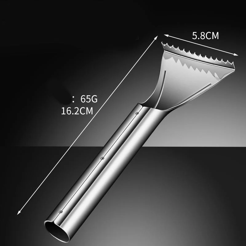 🔥 50% DE RÉDUCTION ! ✨ Décailleur à Poisson en Acier Inoxydable - Lame Dentelée, Manche Antidérapant, N'Abîme Pas la Chair 🐟🔪 - Image 9