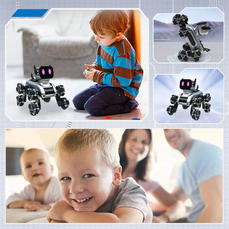 đ„Hot Sale Offersđ¶Chien robot acrobatique intelligent Ă huit rouesđ€Escalade, transformation, dĂ©tection de gestes - Image 10