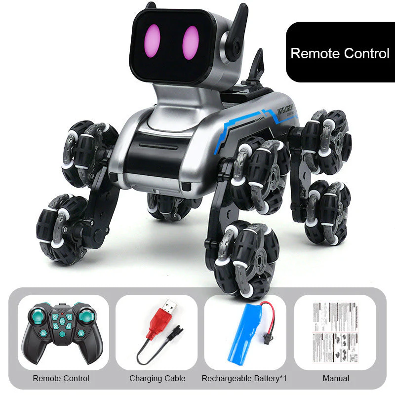 đ„Hot Sale Offersđ¶Chien robot acrobatique intelligent Ă huit rouesđ€Escalade, transformation, dĂ©tection de gestes - Image 12