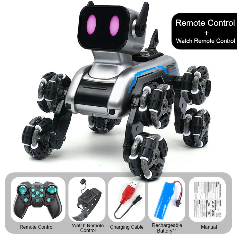 đ„Hot Sale Offersđ¶Chien robot acrobatique intelligent Ă huit rouesđ€Escalade, transformation, dĂ©tection de gestes - Image 15