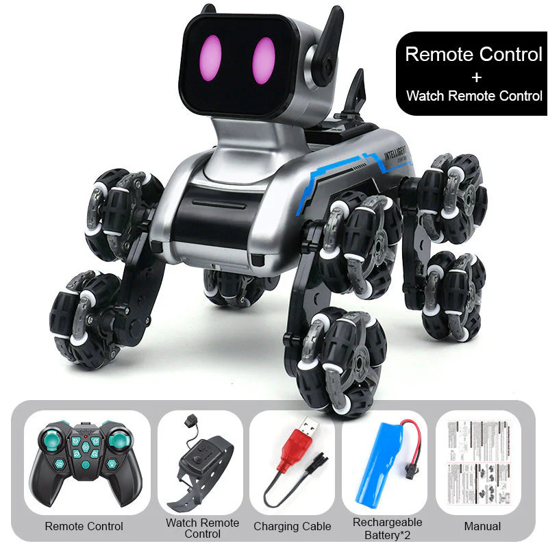 đ„Hot Sale Offersđ¶Chien robot acrobatique intelligent Ă huit rouesđ€Escalade, transformation, dĂ©tection de gestes - Image 16