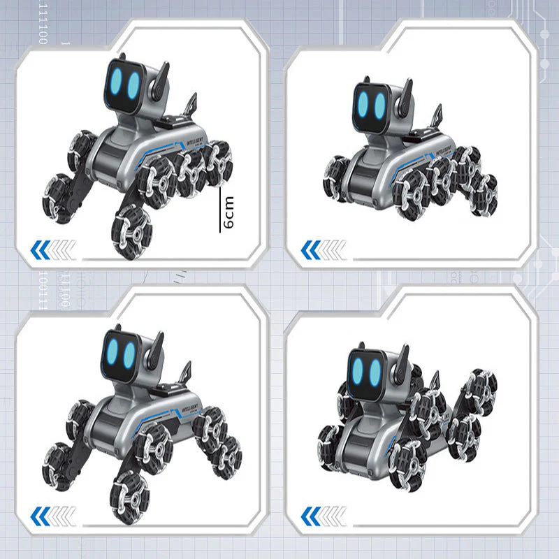 đ„Hot Sale Offersđ¶Chien robot acrobatique intelligent Ă huit rouesđ€Escalade, transformation, dĂ©tection de gestes - Image 8