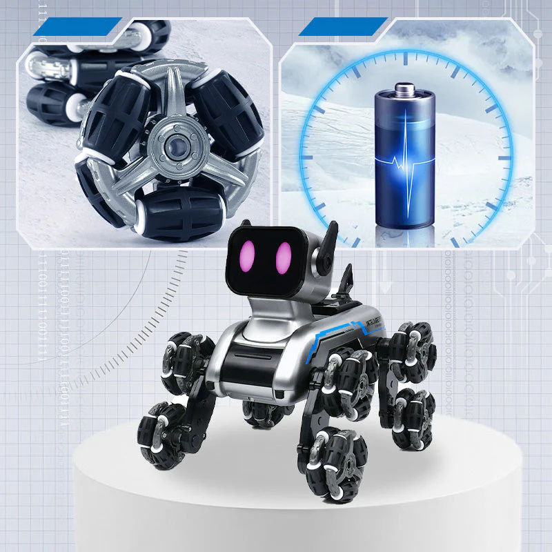 đ„Hot Sale Offersđ¶Chien robot acrobatique intelligent Ă huit rouesđ€Escalade, transformation, dĂ©tection de gestes - Image 9
