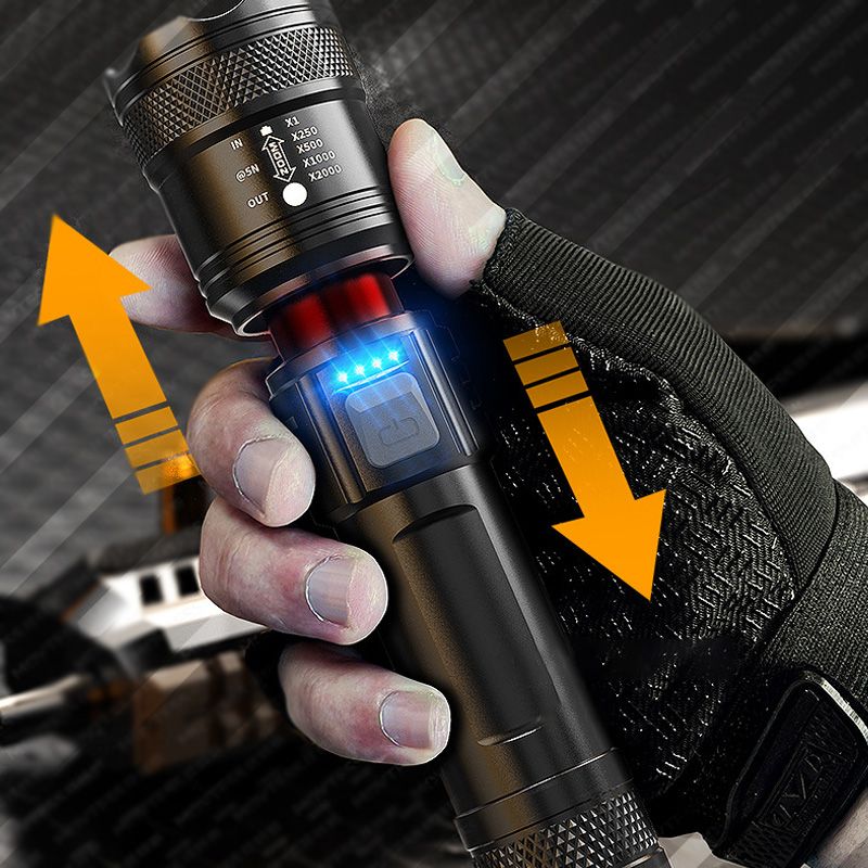 📢📢Achetez-en 2 obtenez-en 1 gratuit⏰Lampe de poche zoomable à lumière super forte - Image 11